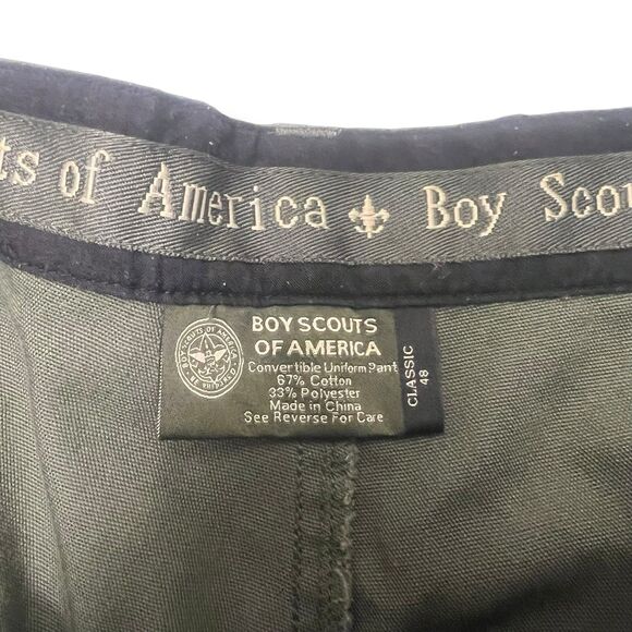 Boy Scouts Shorts 48 Green Cargo - Picture 5 of 11